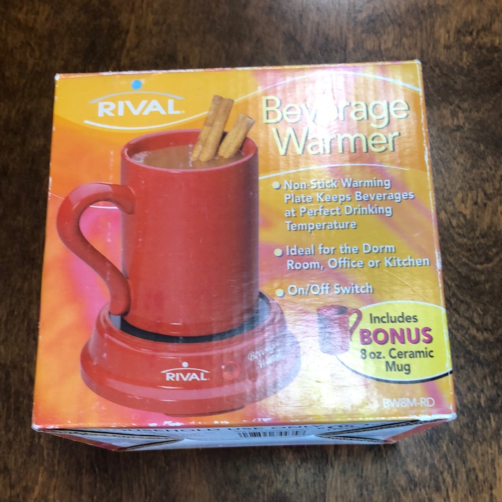 Beverage Warmer with Mug‎ NEW